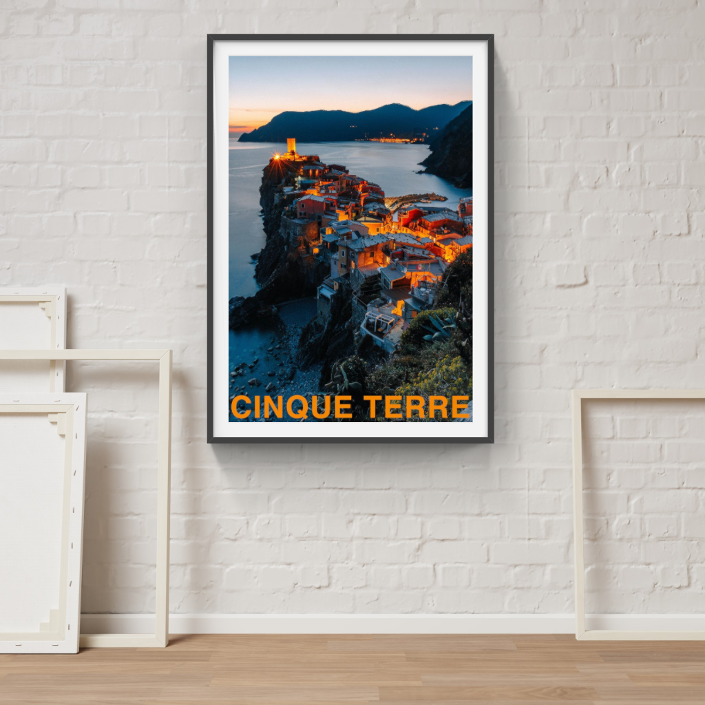 Cinque Terre Italy poster
