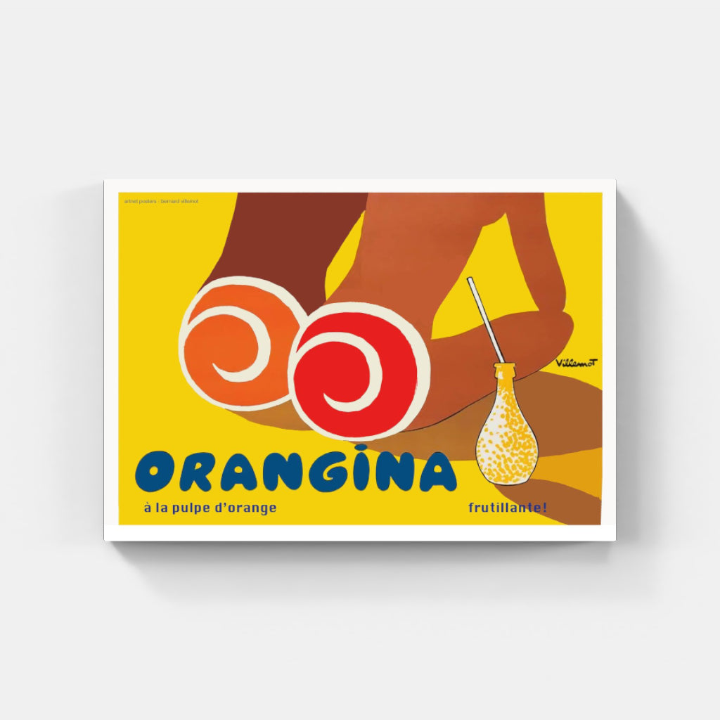 Orangina - Bernard Villemot poster