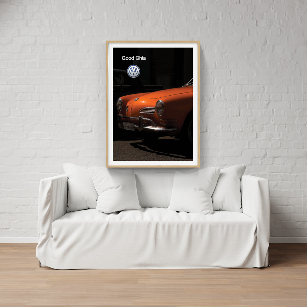 VW Karmann Ghia poster