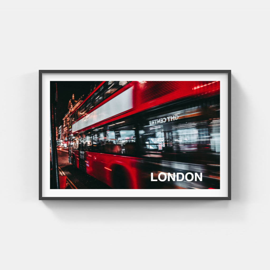 London Bus poster