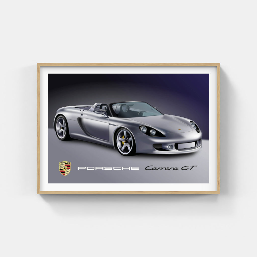 Porsche Carrera GT poster