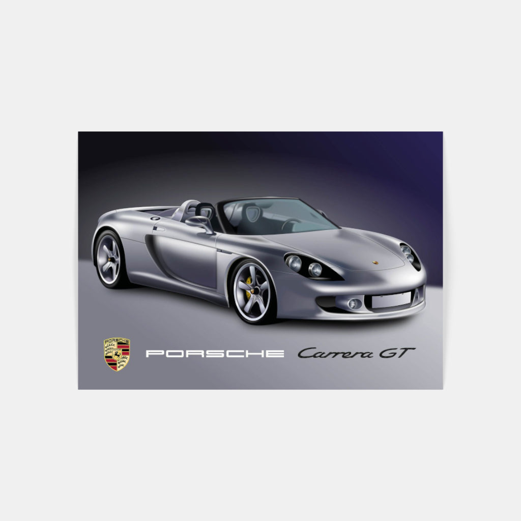 Porsche Carrera GT poster