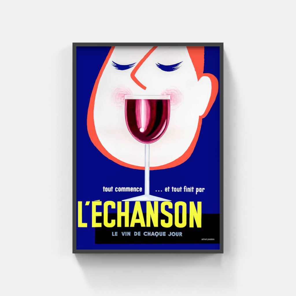 l'Échanson Wine poster