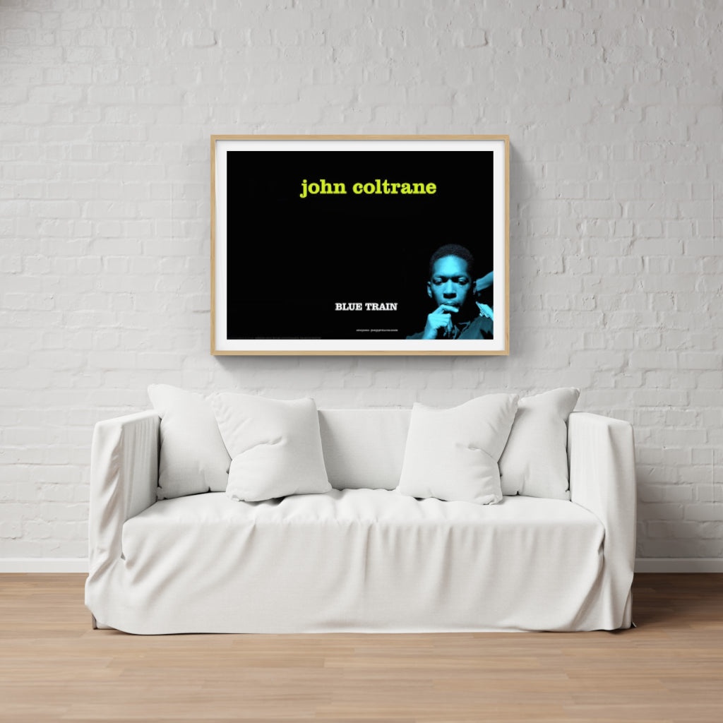 John Coltrane Blue Train poster