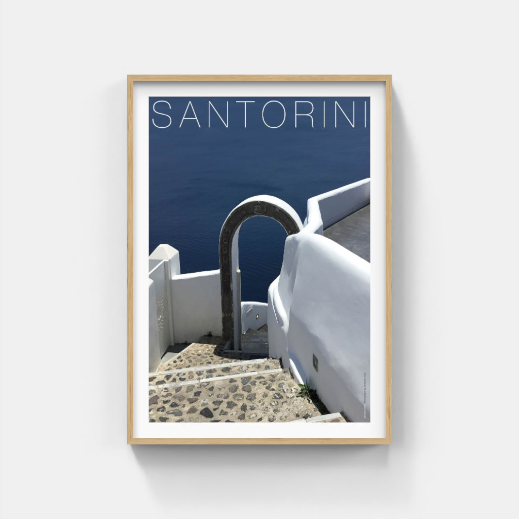 Santorini Archway - Greece poster