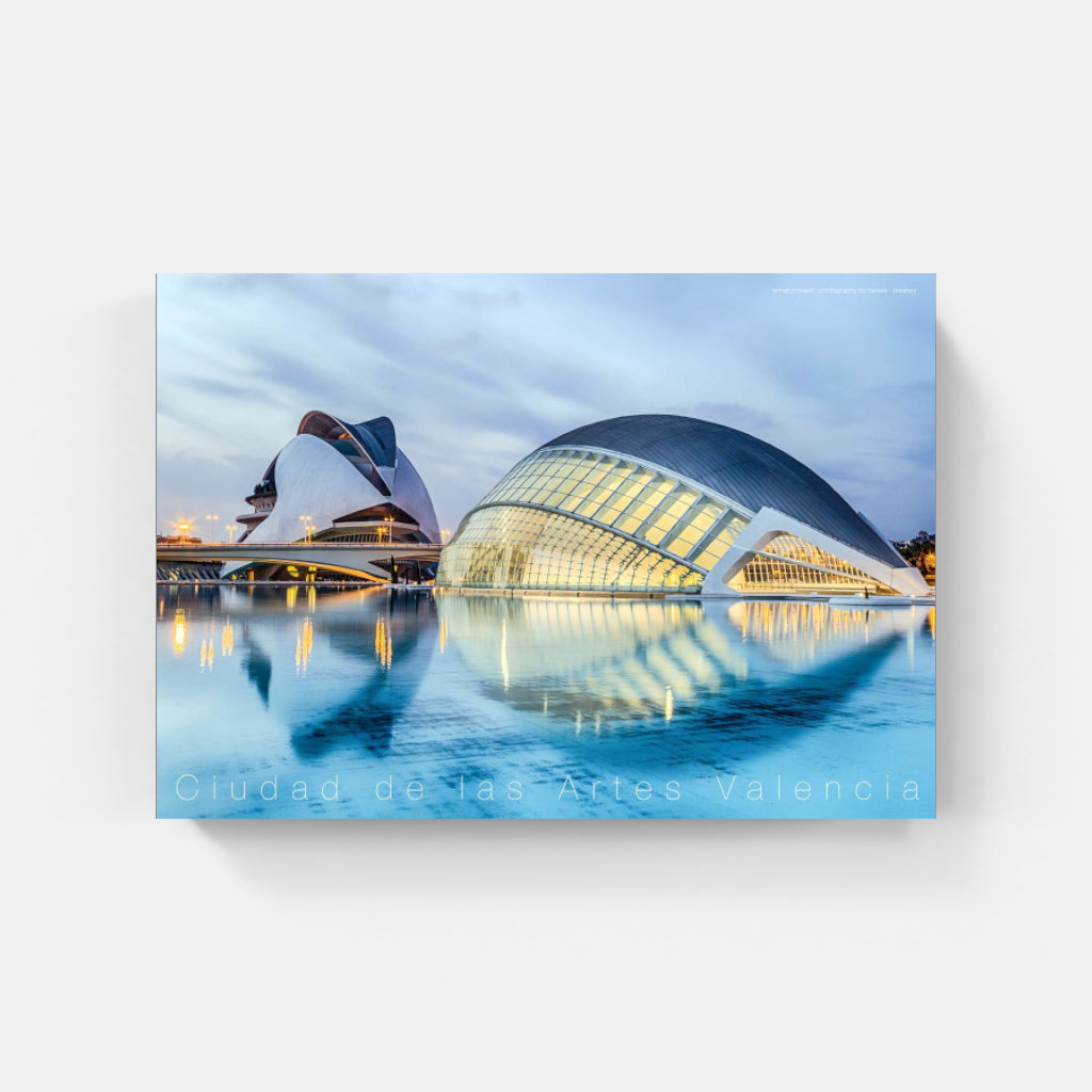 Ciudad de las Artes architecture poster