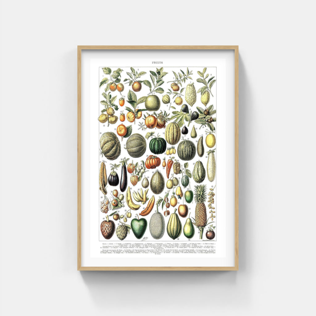 Vintage Vegetables poster
