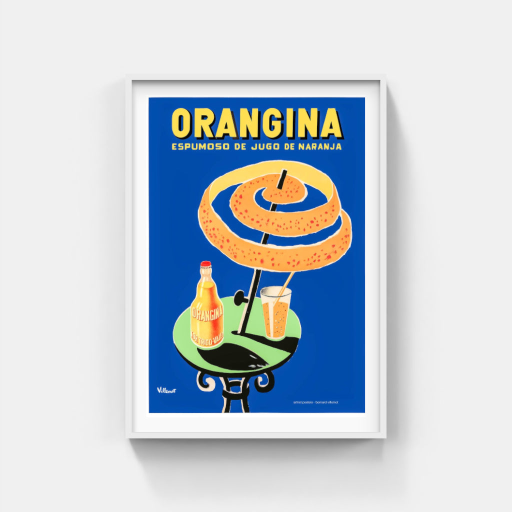 Orangina - Bernard Villemot poster