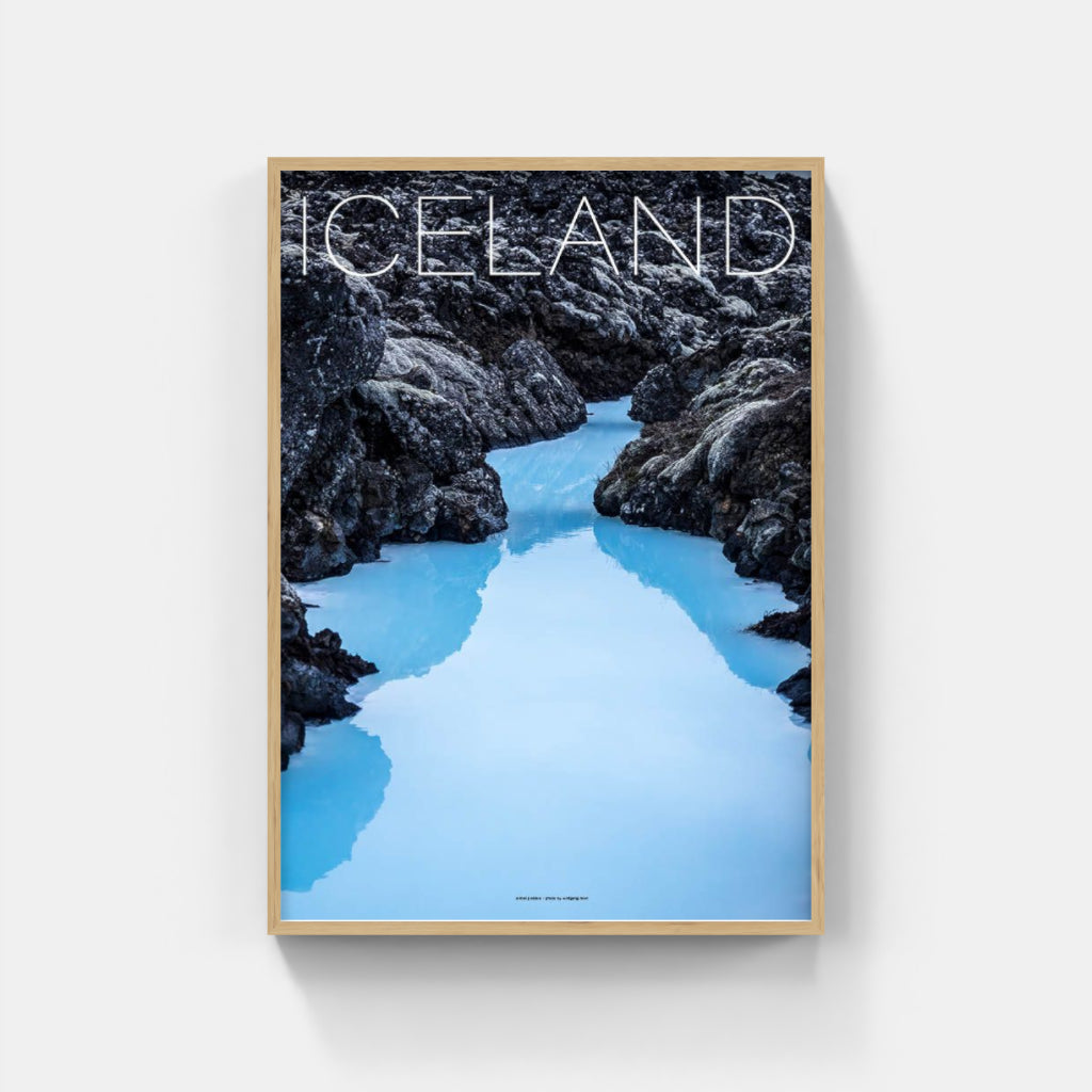 Iceland's Blue Lagoon poster