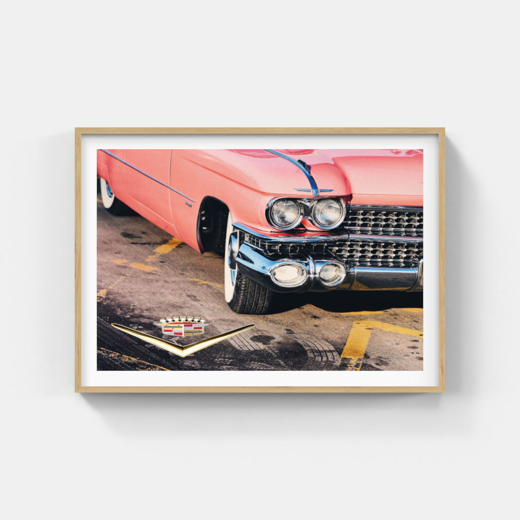 Vintage Cadillac poster