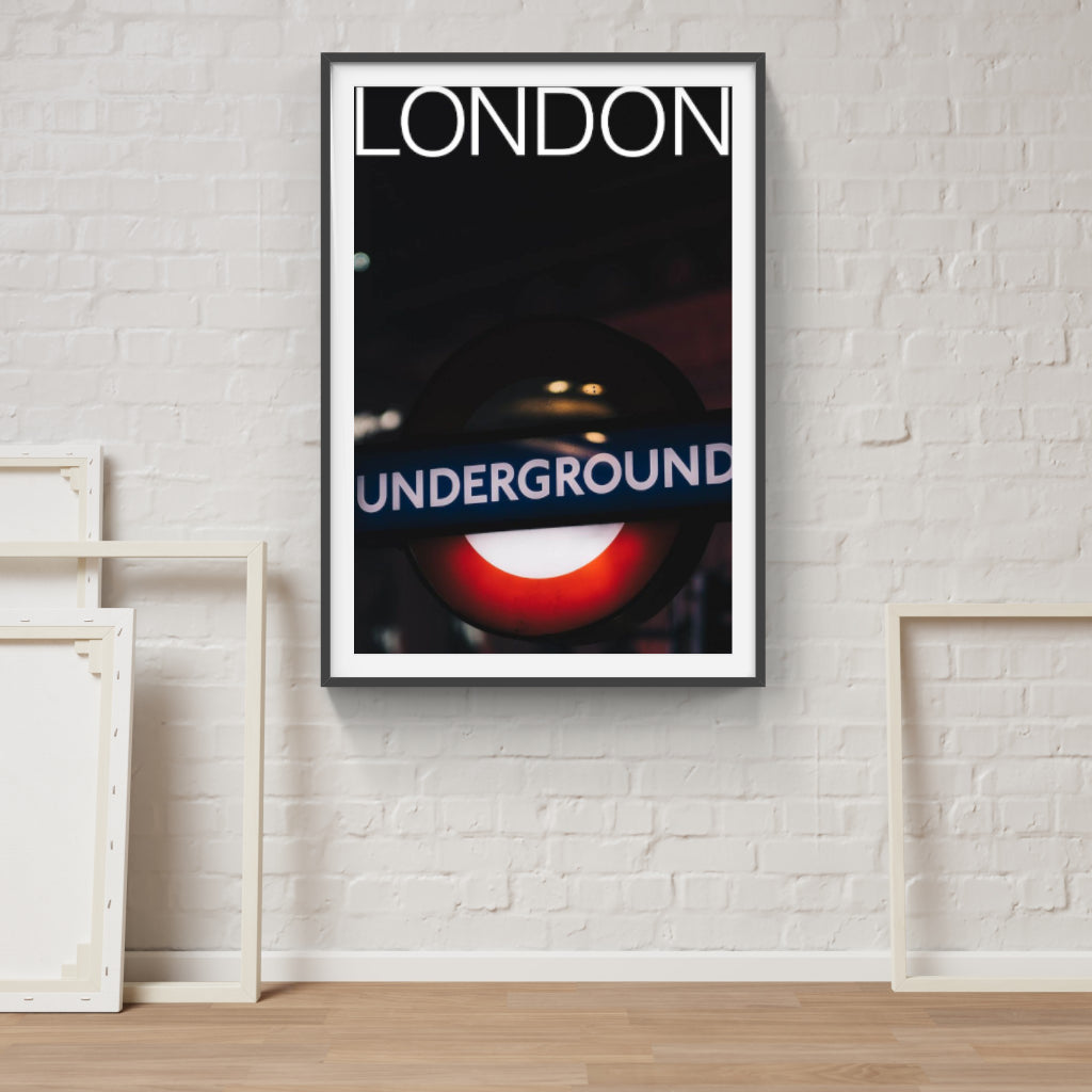London Underground poster