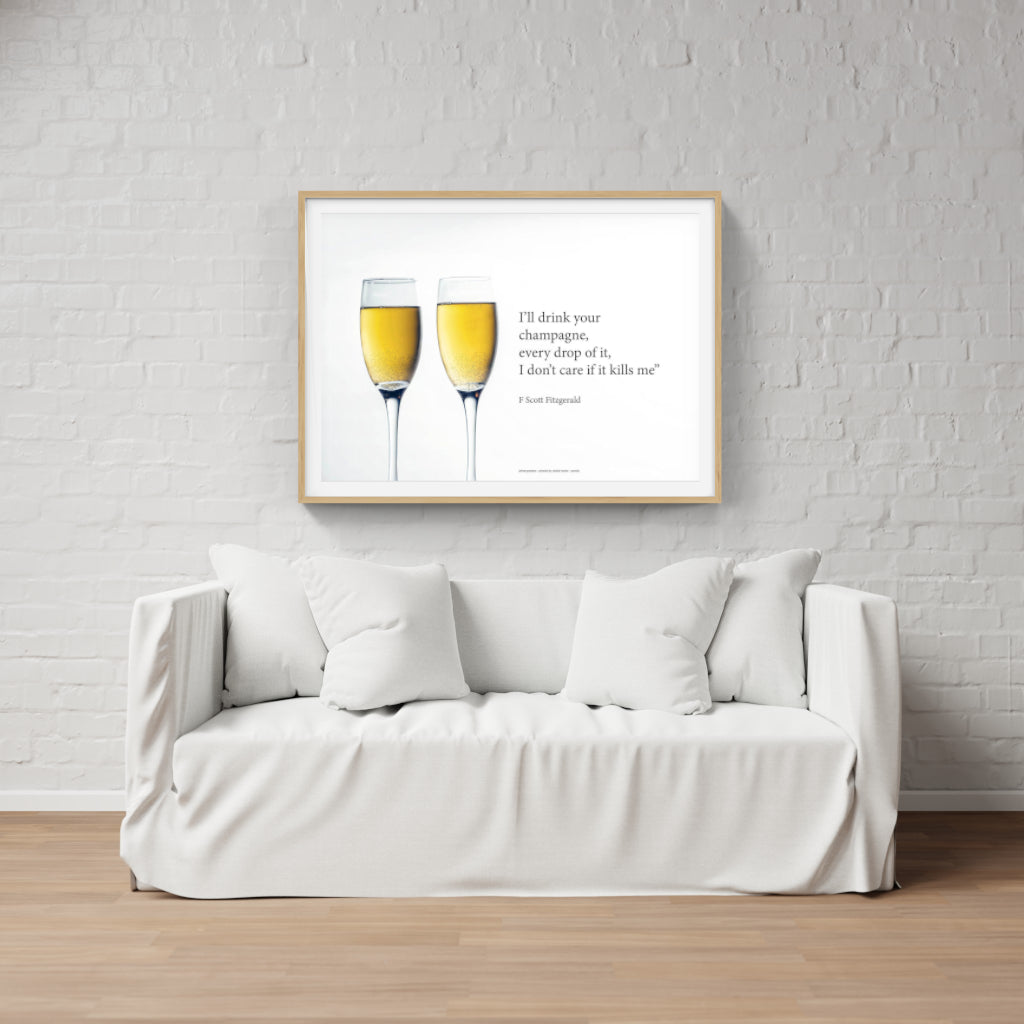 Every drop of Champagne poster