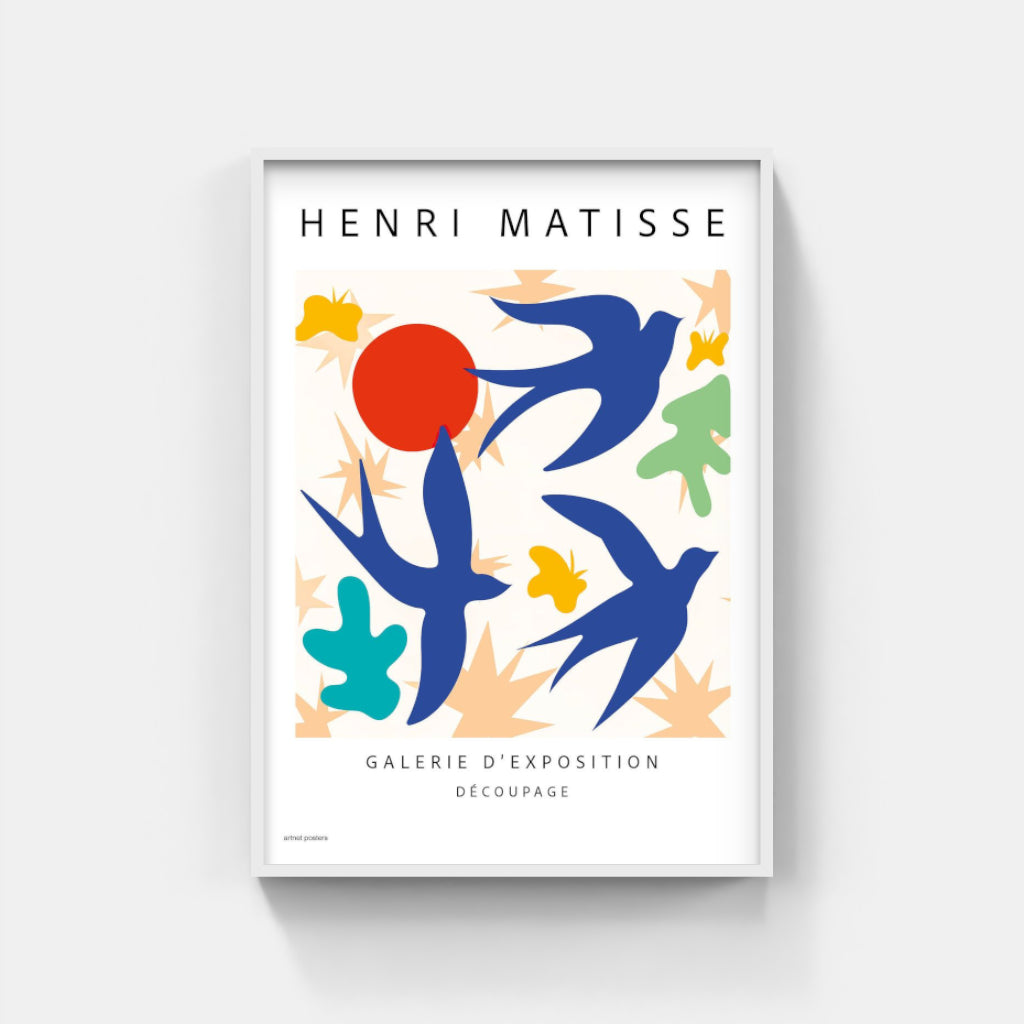 Henri Matisse - Swallows poster