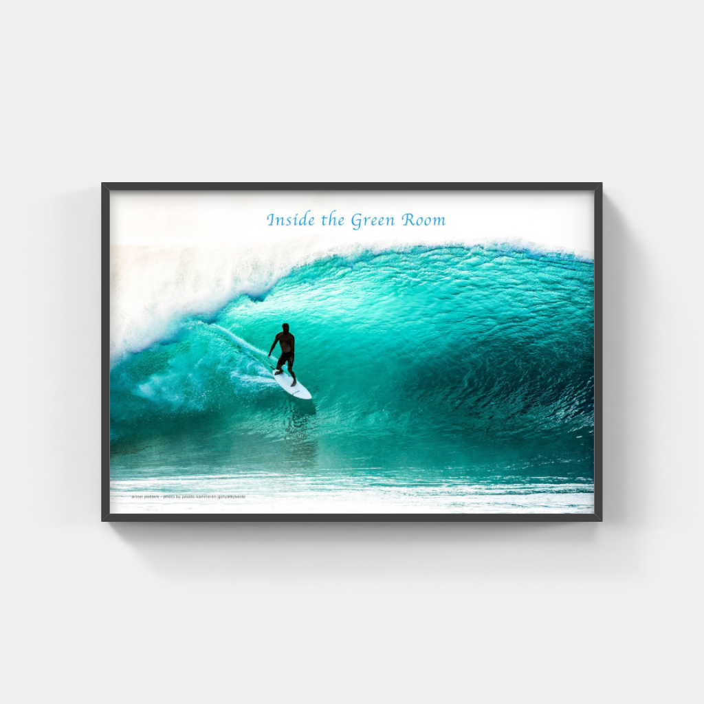 Inside the Green Room surfing poster