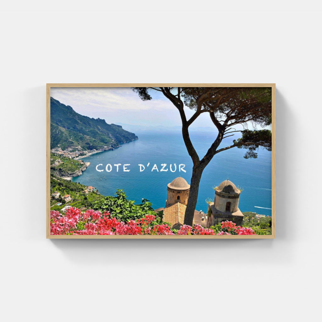 Côte d'Azur poster - Littoral