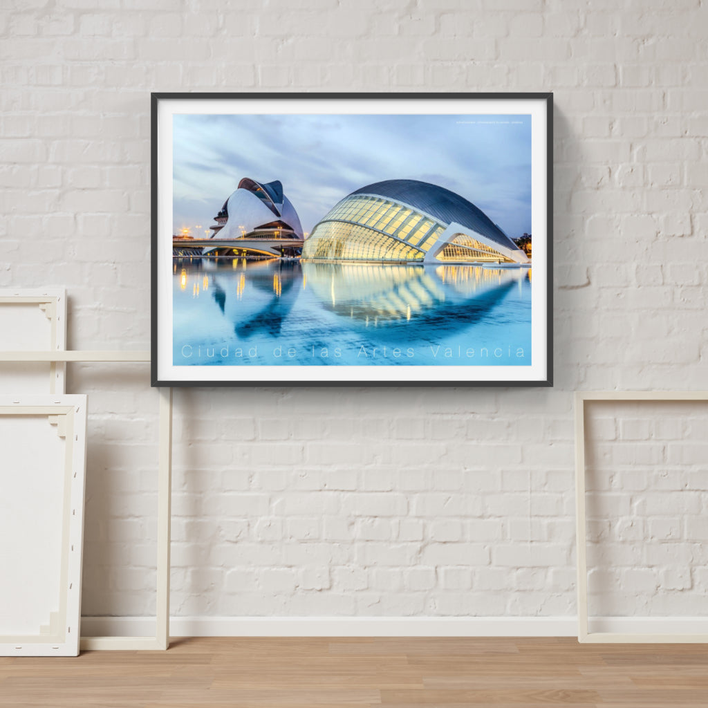 Ciudad de las Artes architecture poster