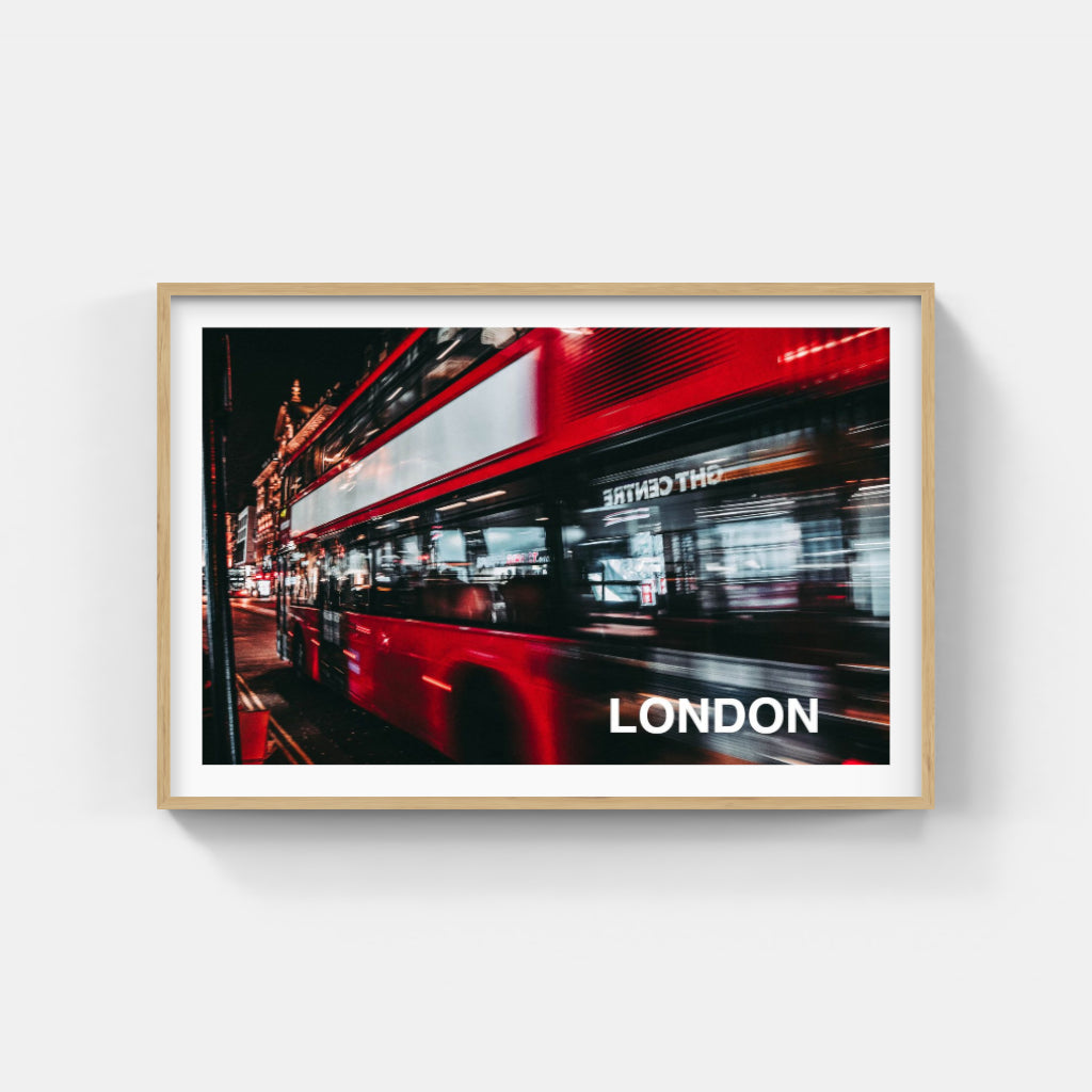 London Bus poster