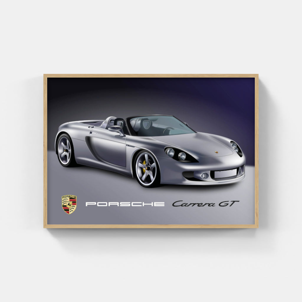Porsche Carrera GT poster