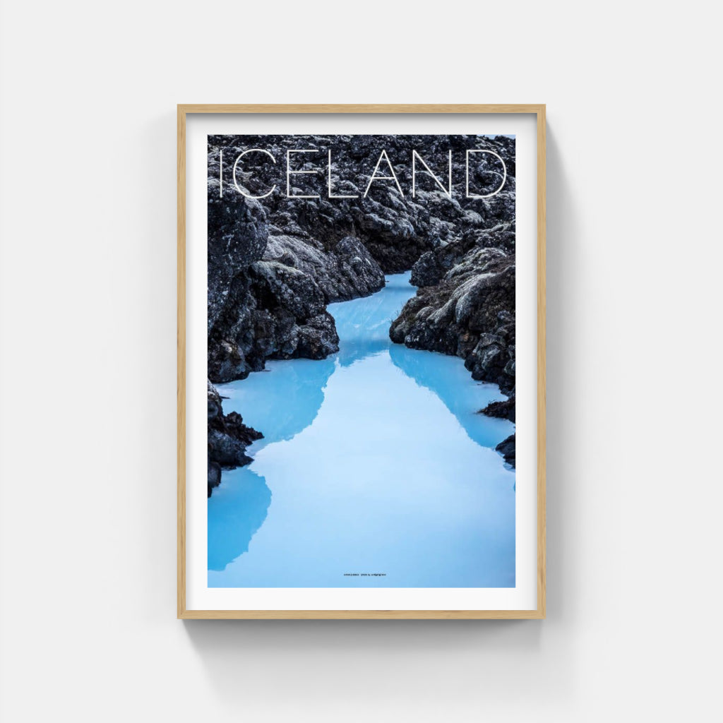 Iceland's Blue Lagoon poster