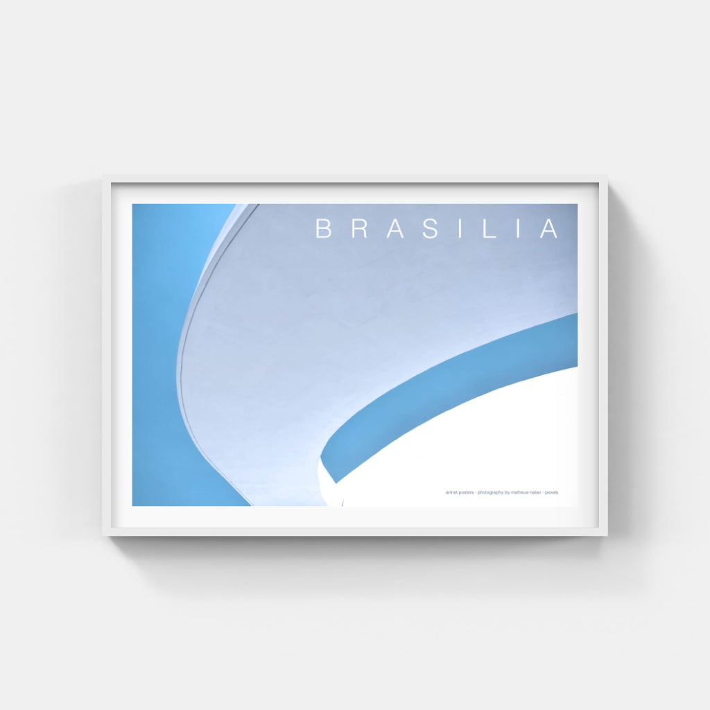 Brasilia poster - Oscar Niemeyer