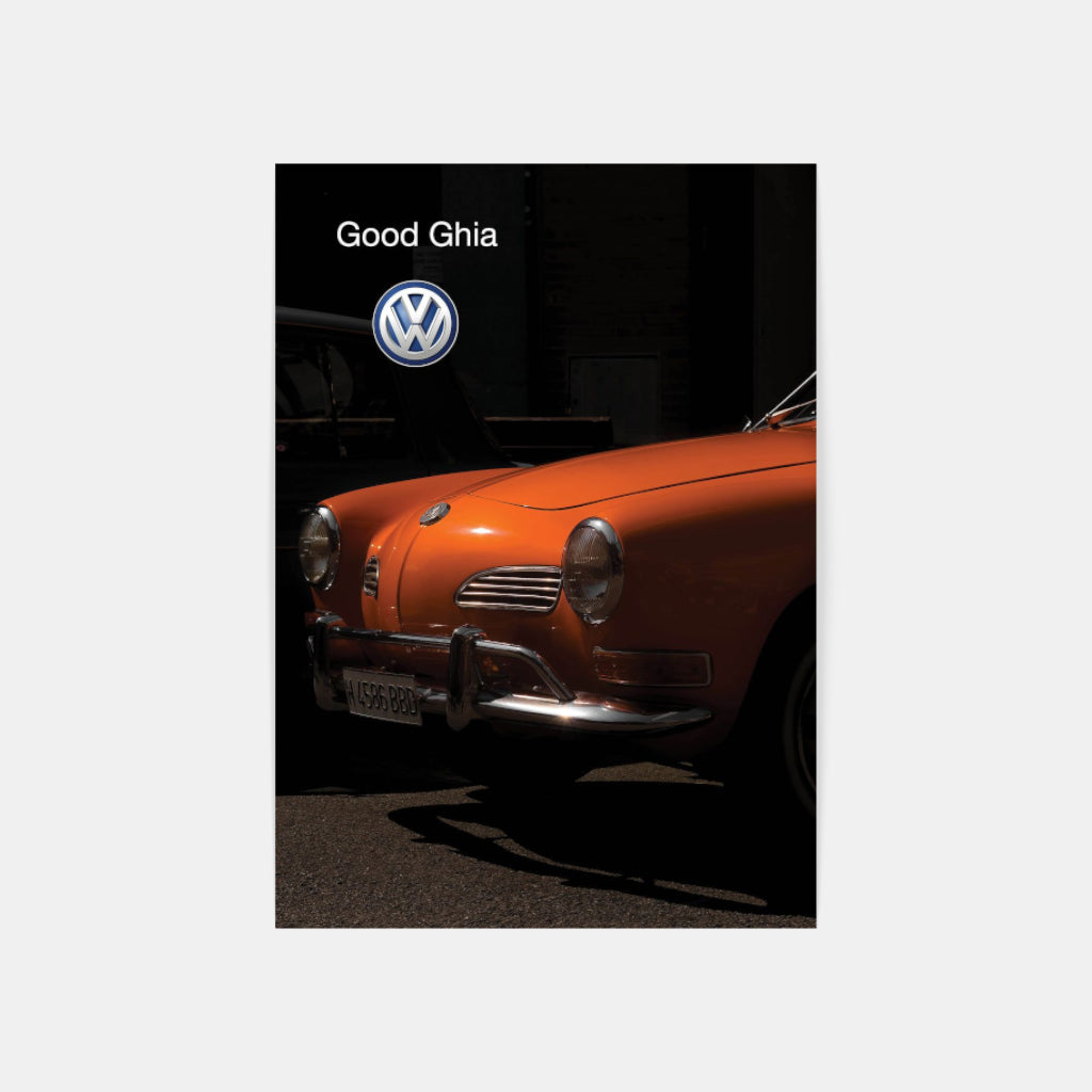 VW Karmann Ghia poster