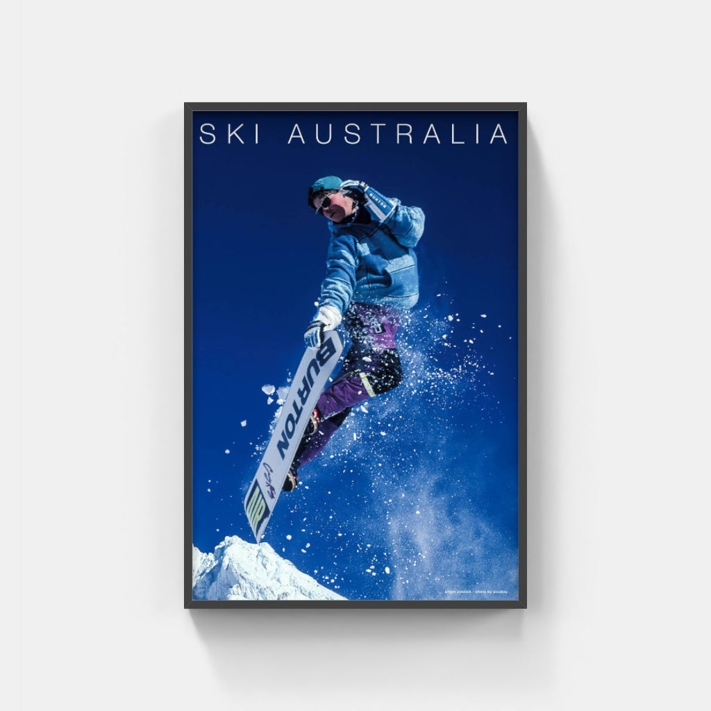 Snowboarding Australia poster