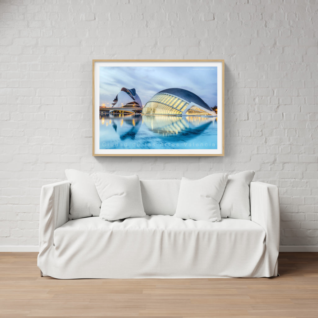 Ciudad de las Artes architecture poster