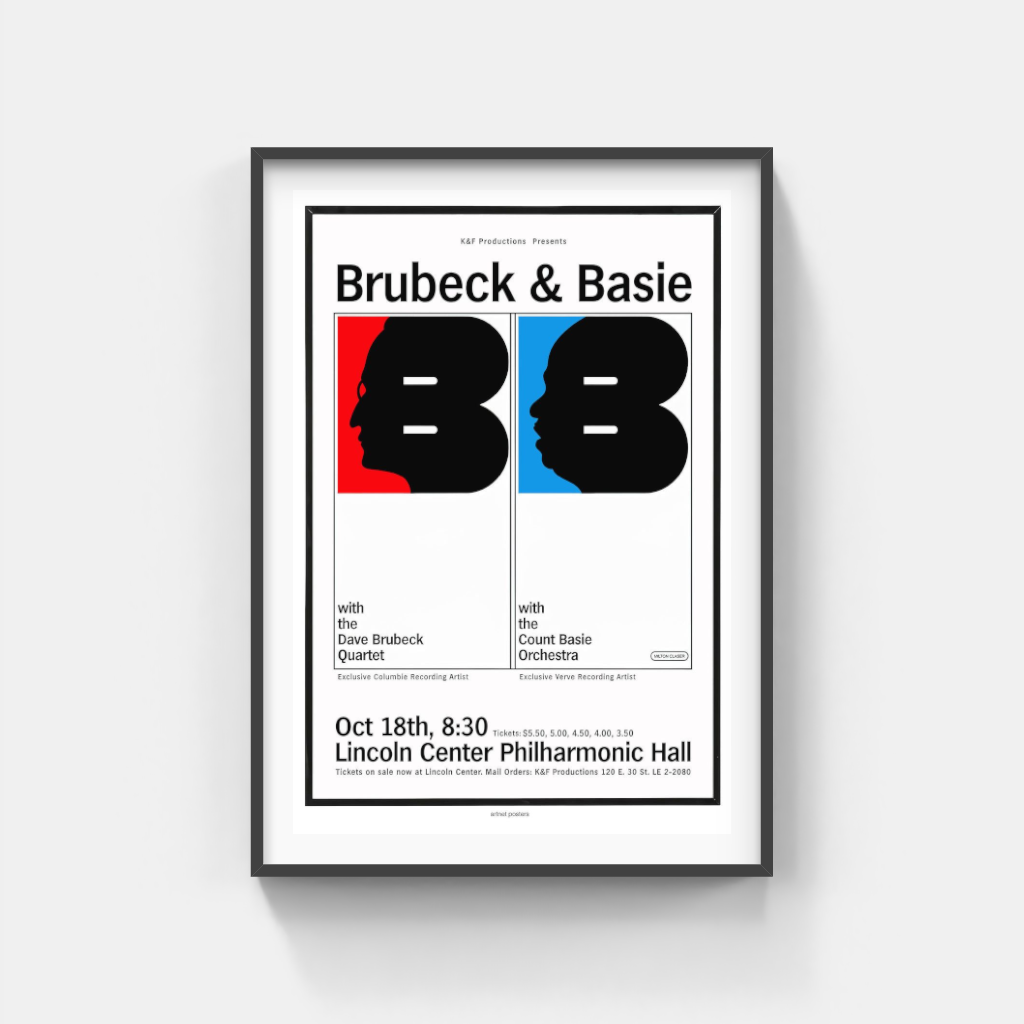 Brubeck & Basie poster
