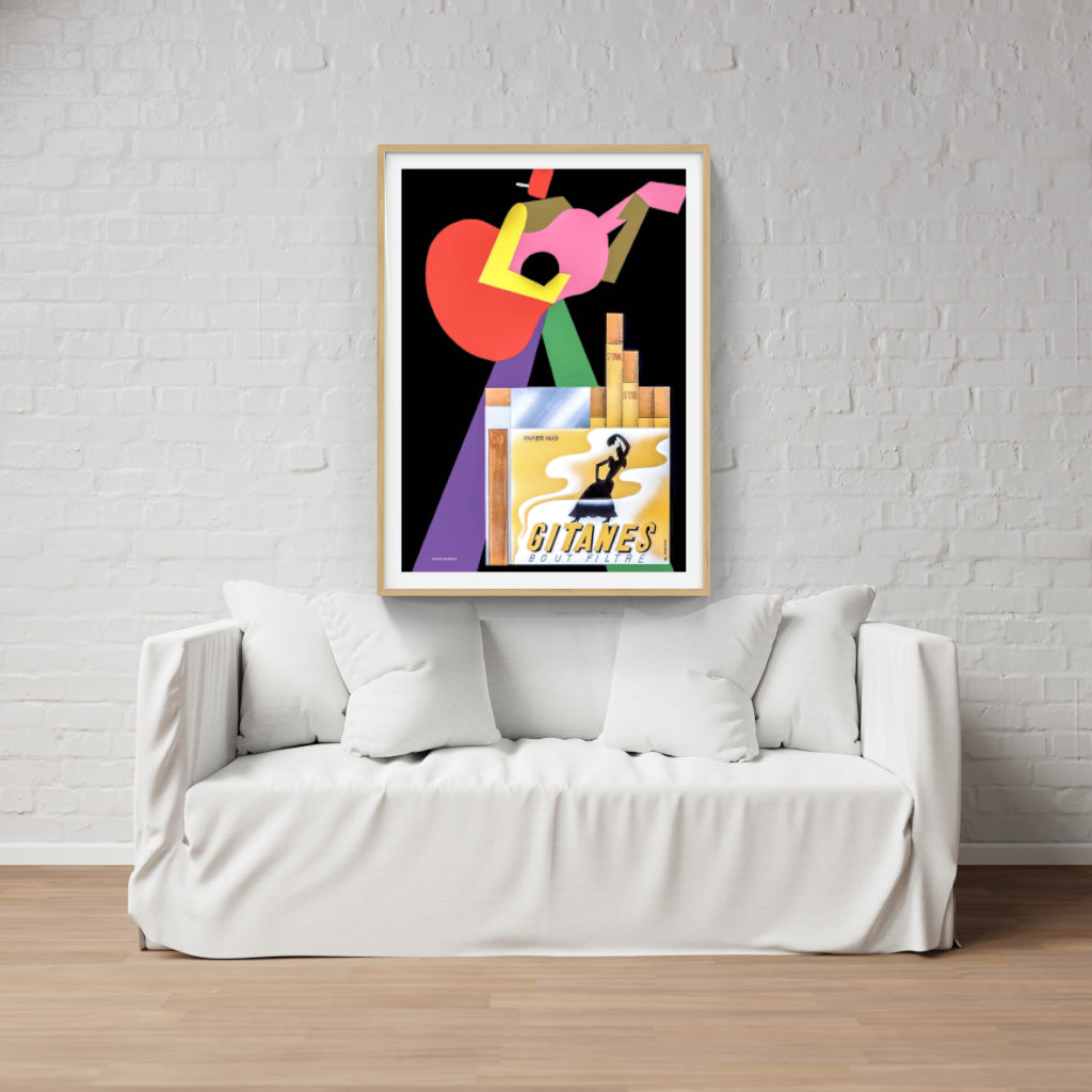 Gitanes Yellow poster