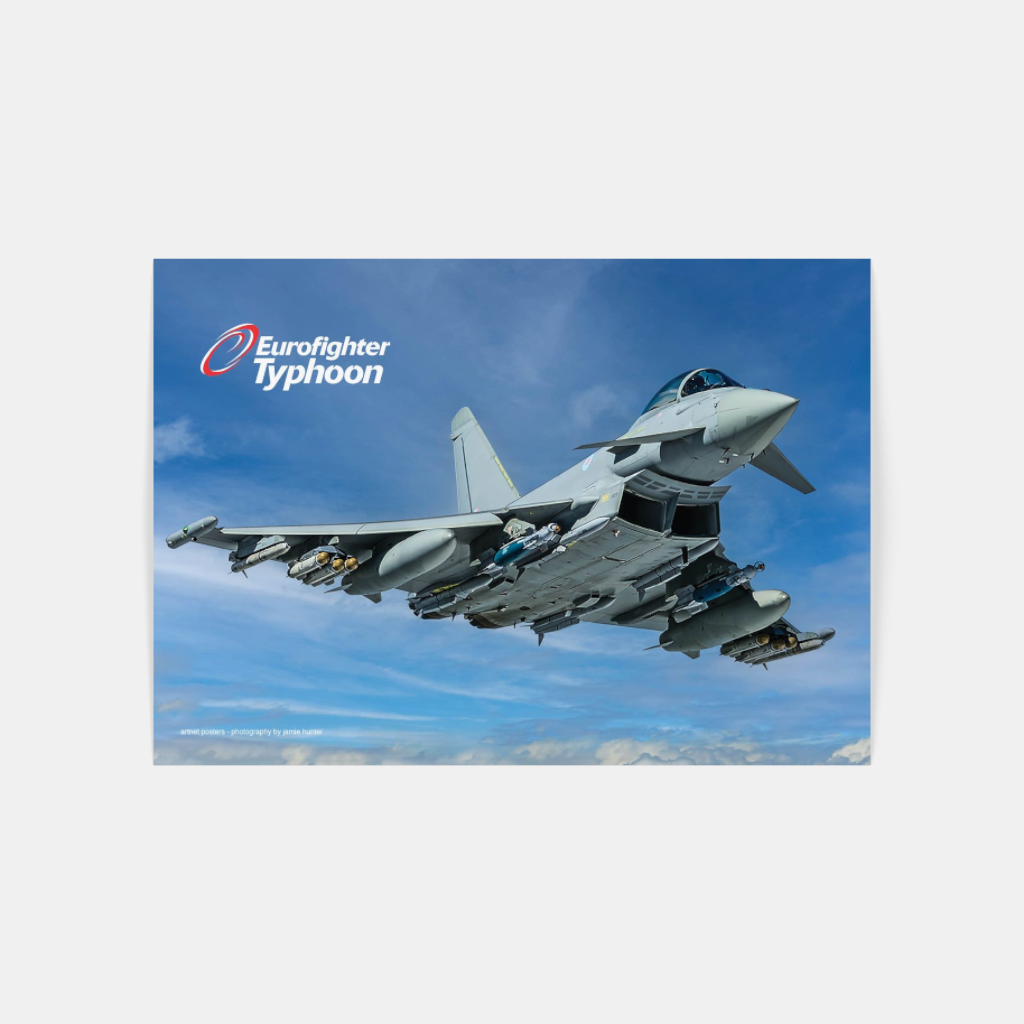 BAE Typhoon Eurofighter poster