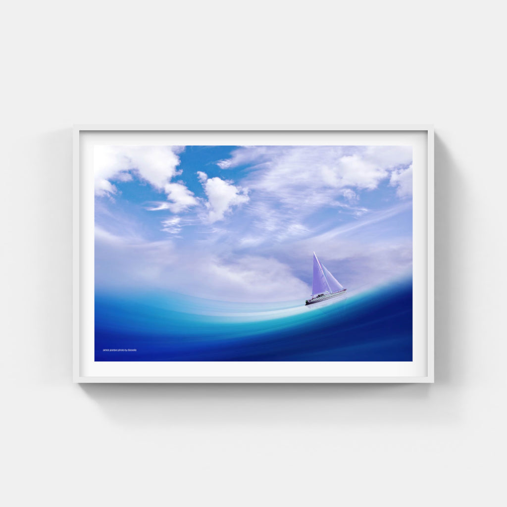 Enchanted Waters yachting poster