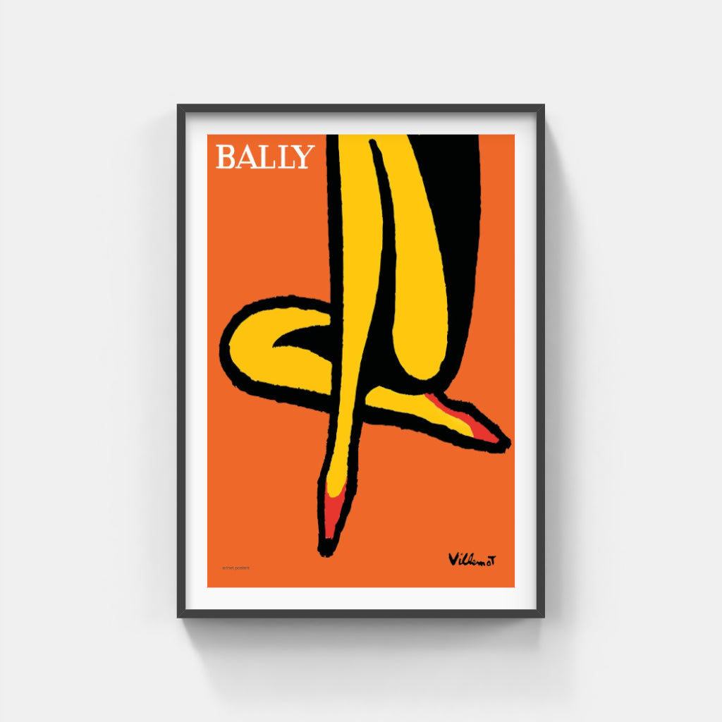 Bally by Villemot poster
