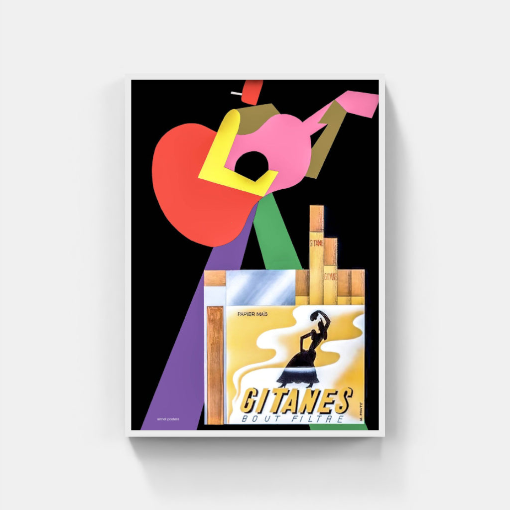 Gitanes Yellow poster
