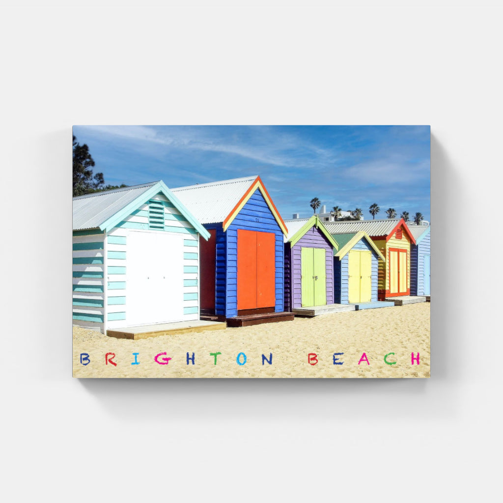 Brighton Beach Huts poster