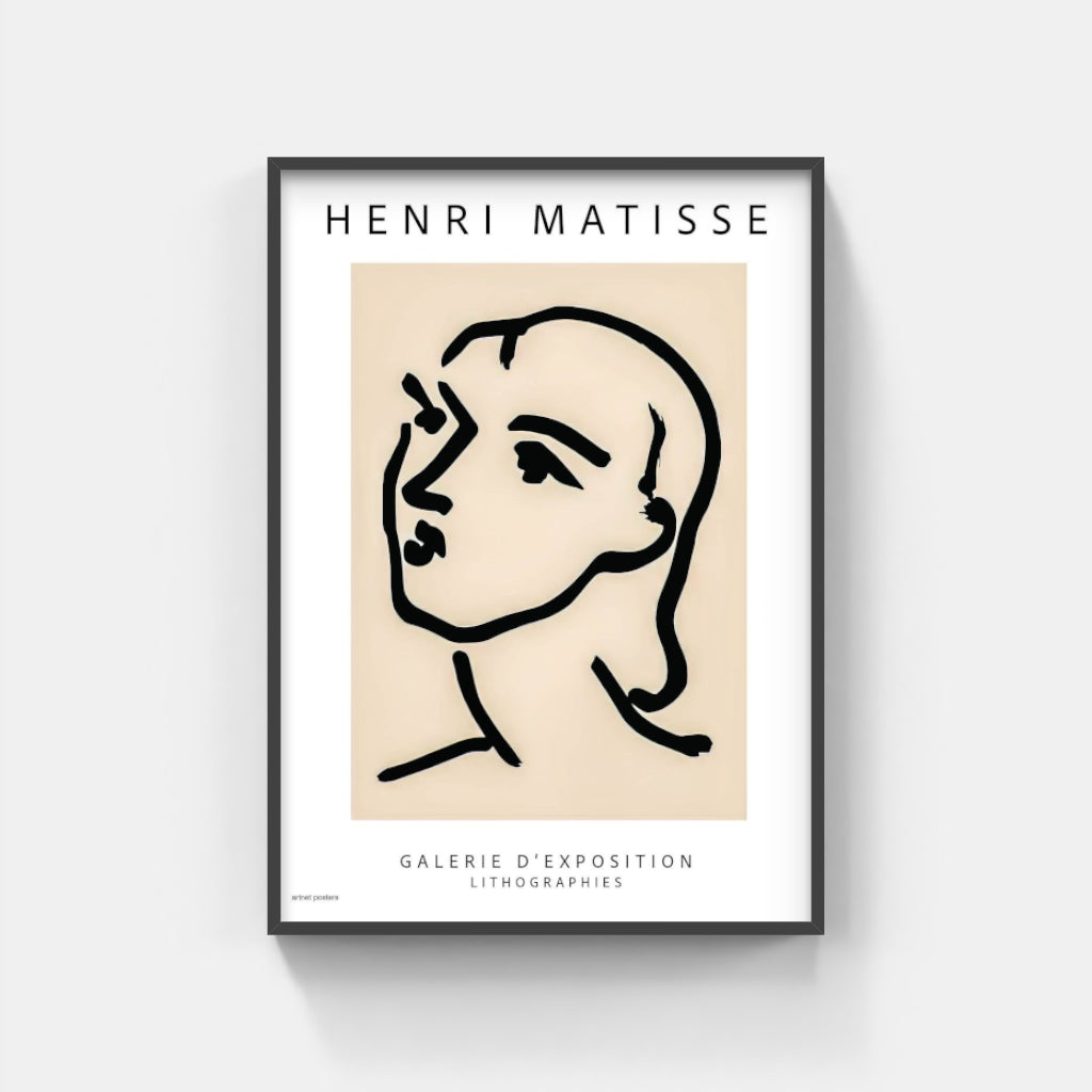 Henri Matisse Head poster
