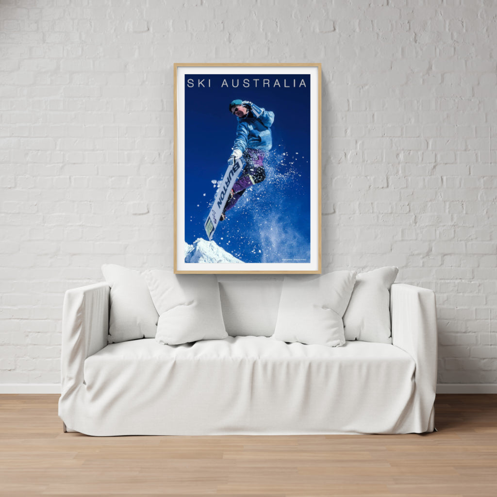 Snowboarding Australia poster
