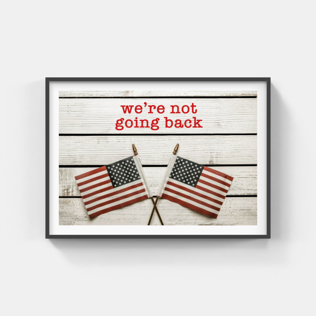 We're Not Going Back poster