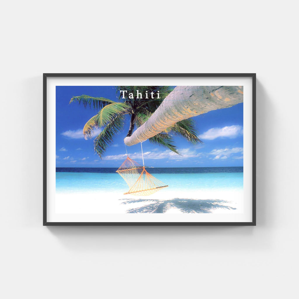 Tahitian Hammock poster