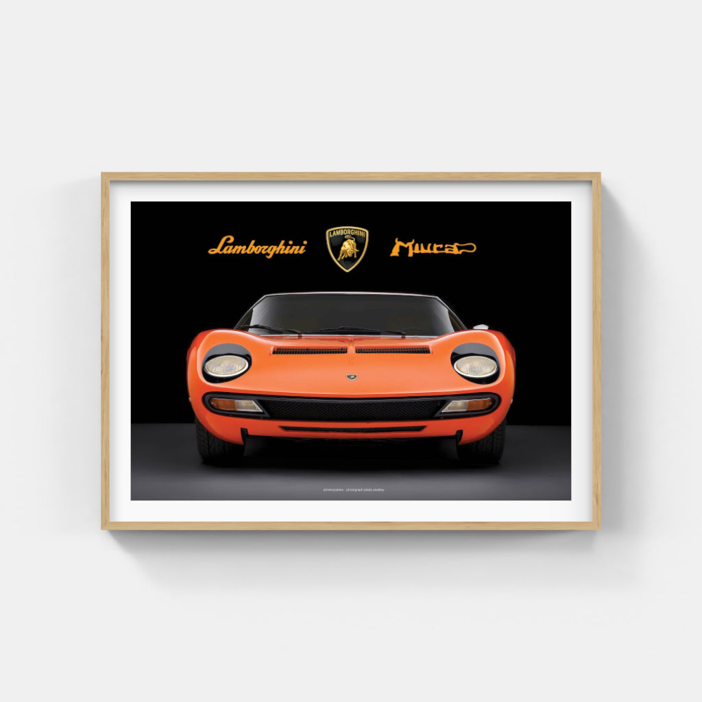 Lamborghini Miura poster