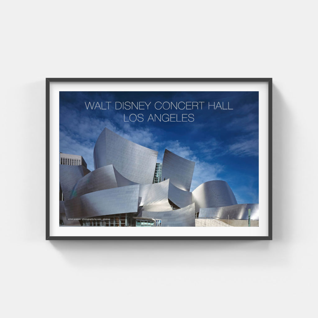 Walt Disney Concert Hall poster