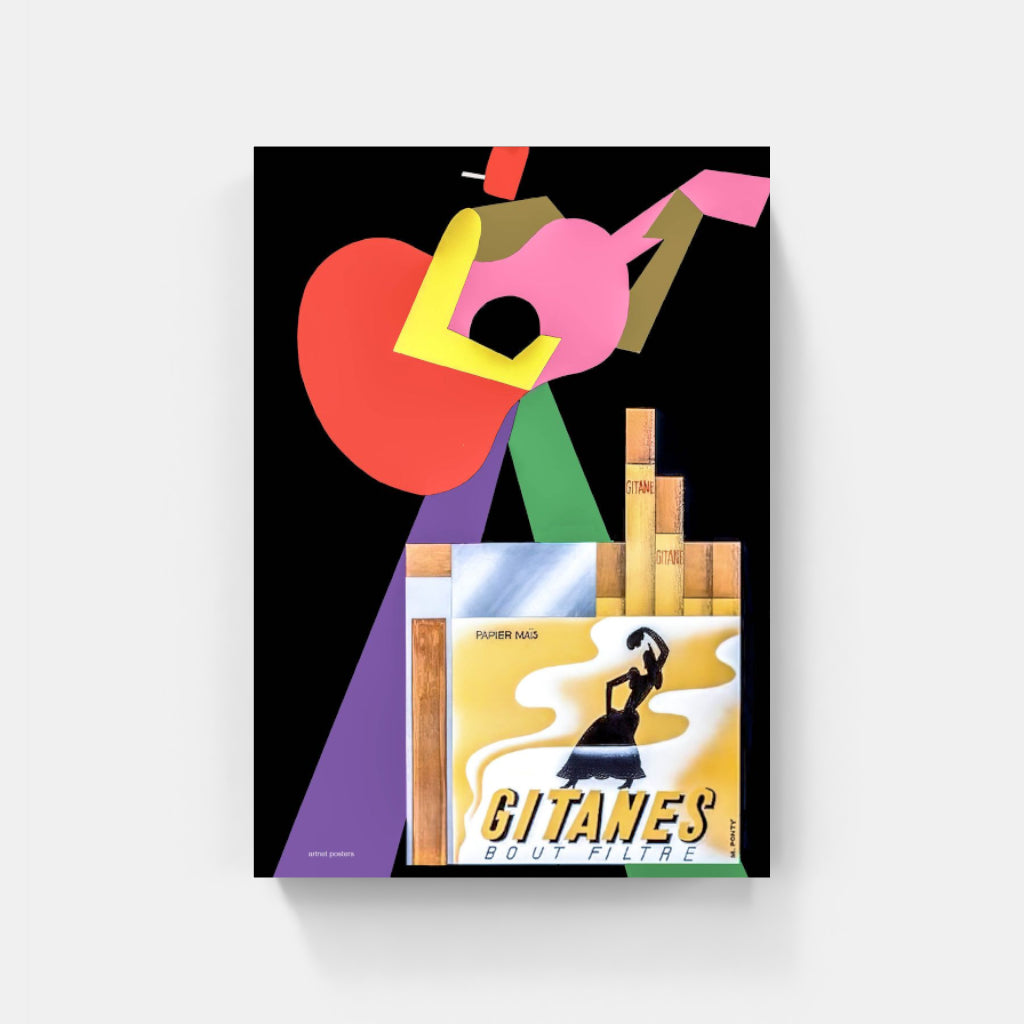 Gitanes Yellow poster