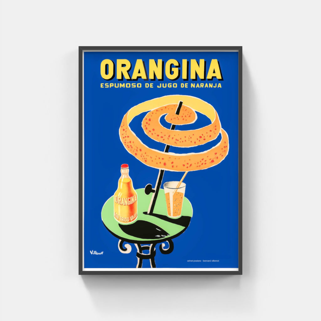 Orangina - Bernard Villemot poster