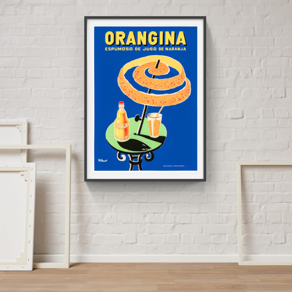 Orangina - Bernard Villemot poster