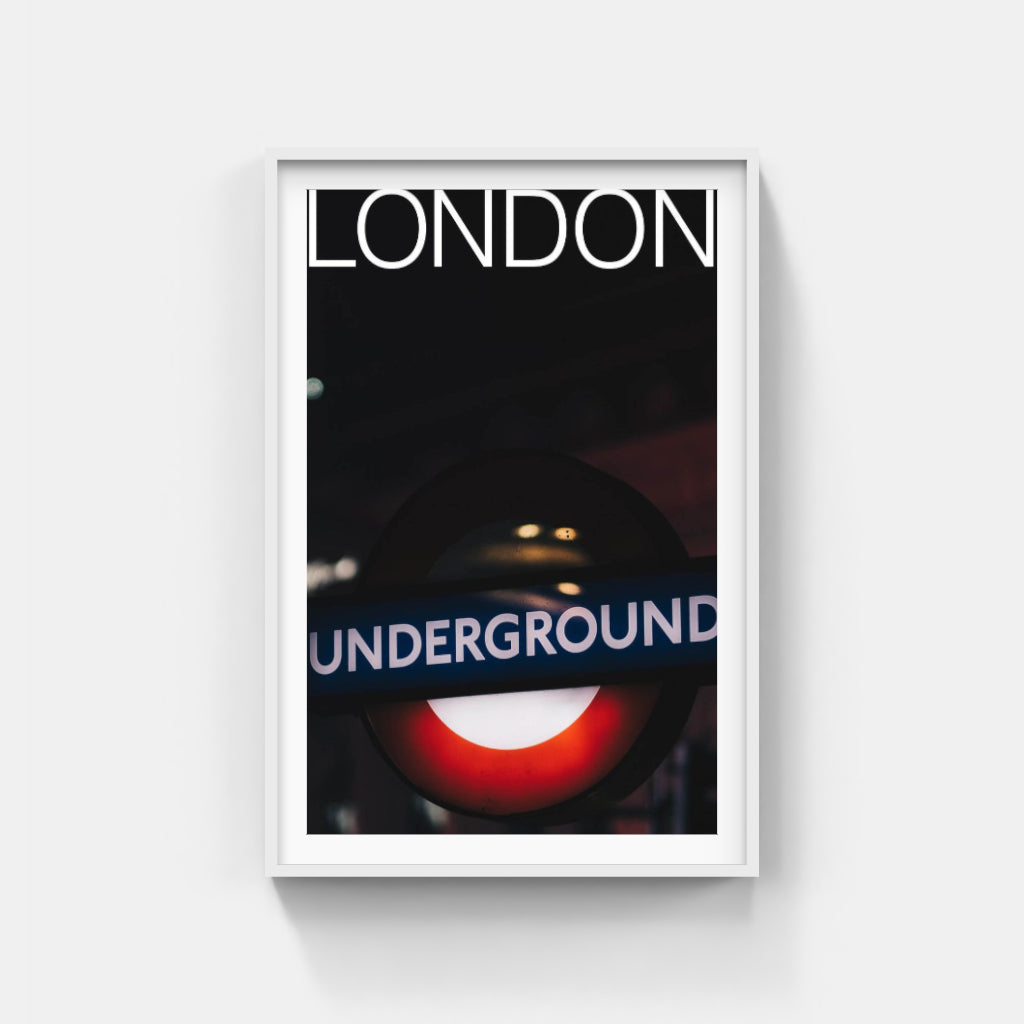 London Underground poster