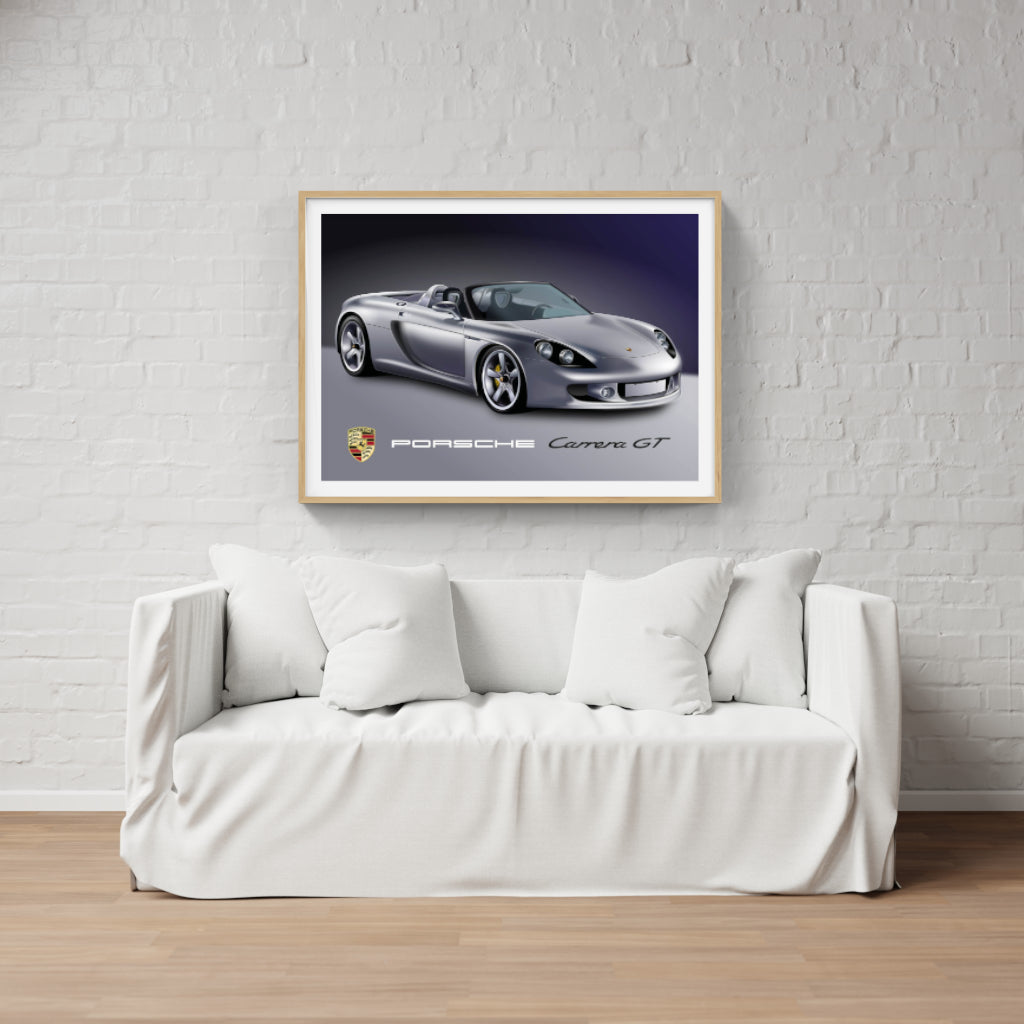Porsche Carrera GT poster