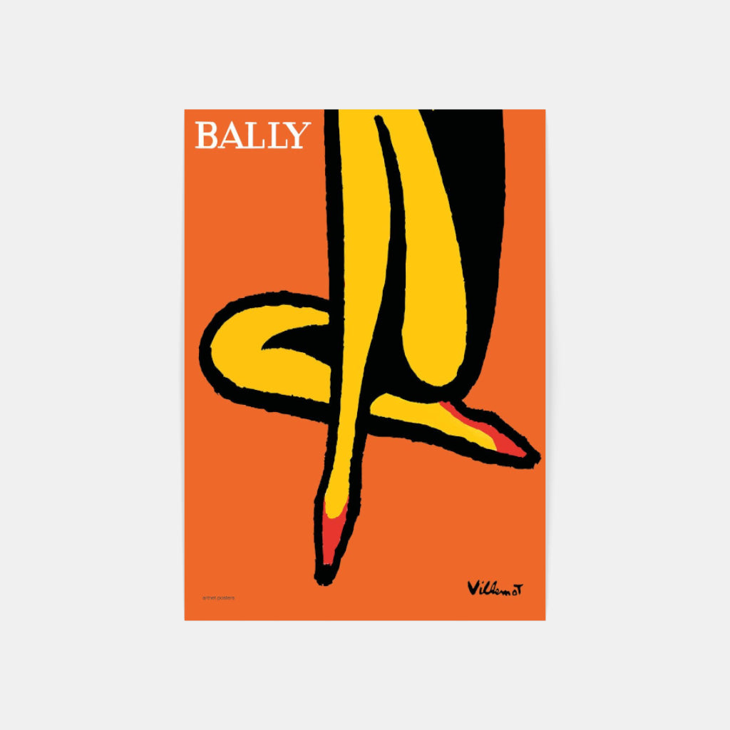 Bally by Villemot poster