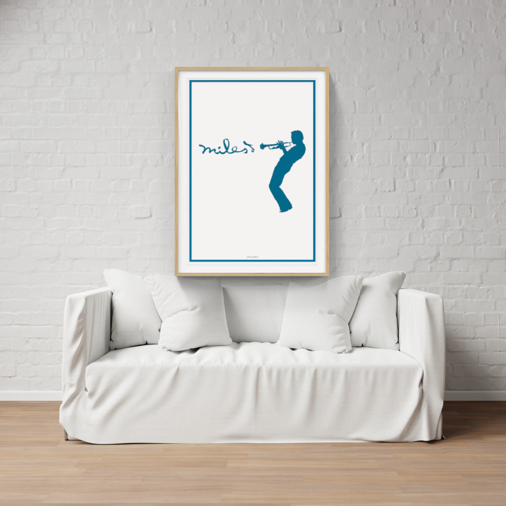 Miles Davis - Kind of Blue poster