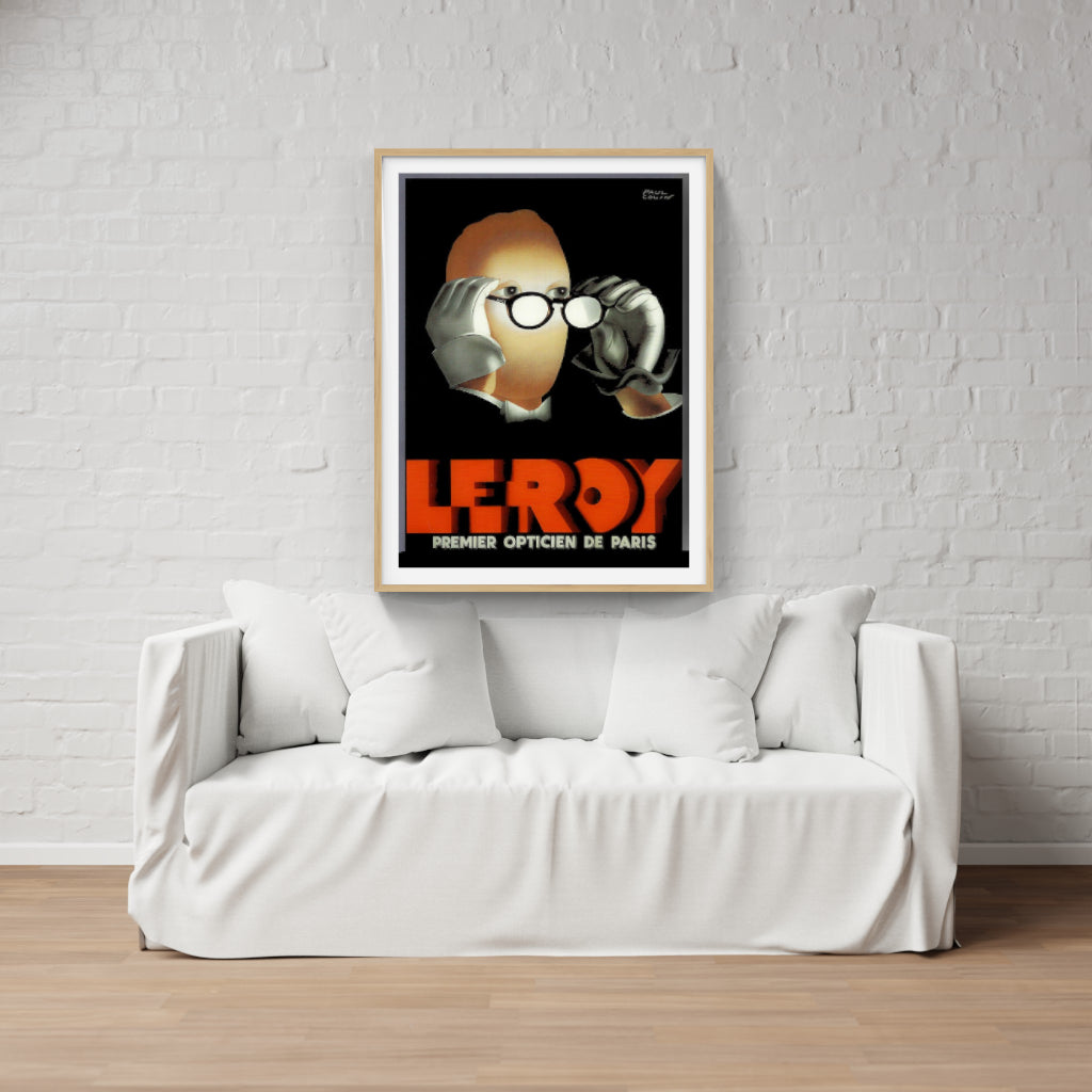 Visually Challenged retro poster