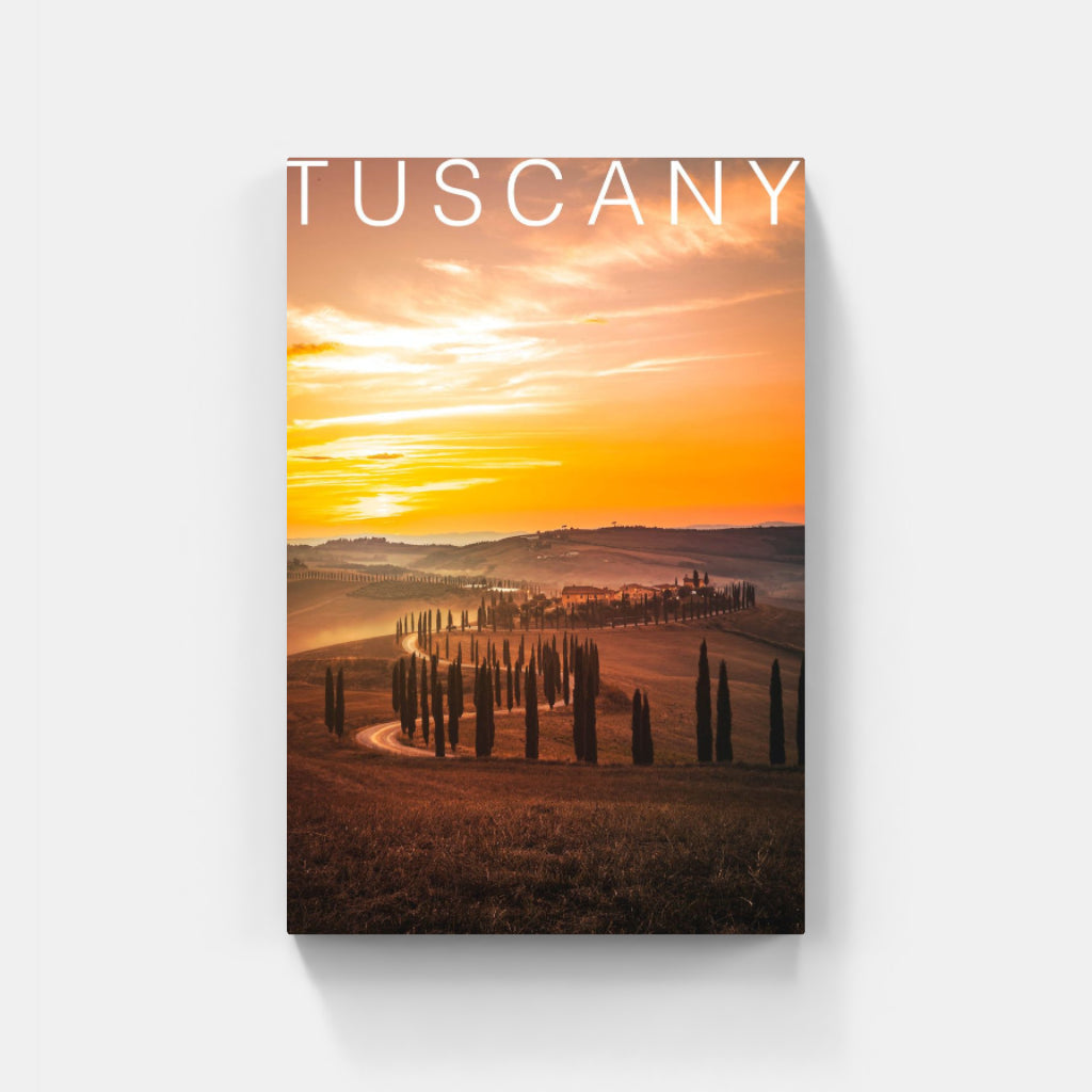 Tuscany Sunset poster