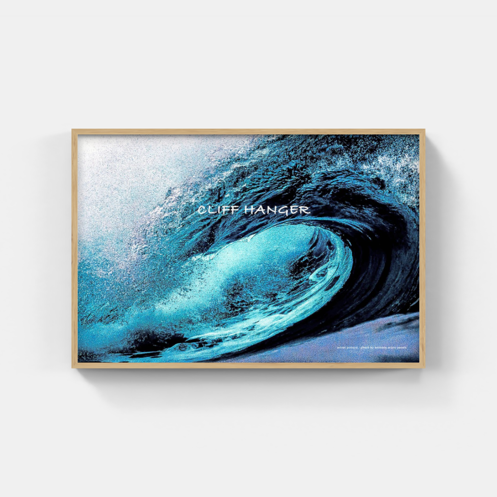 Cliff Hanger surfing poster